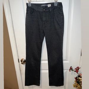 Gap jeans bootcut stretch size 6 regular color-charcoal